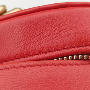 Pre-owned Chanel CHANEL 19 Round Red lambskin AP0945 shoulderbag | stylenewstar