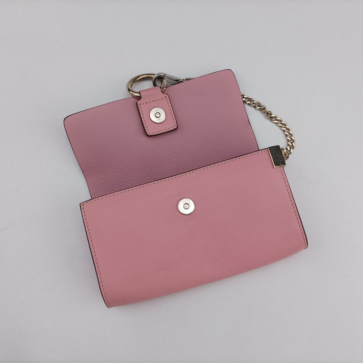 Pre-owned Chloe FAYE Pink Suede × leather  shoulderbag | stylenewstar