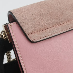 Pre-owned Chloe FAYE Pink Suede × leather  shoulderbag | stylenewstar