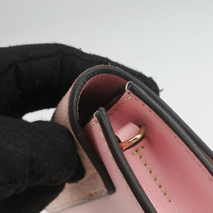Pre-owned Chloe FAYE Pink Suede × leather  shoulderbag | stylenewstar