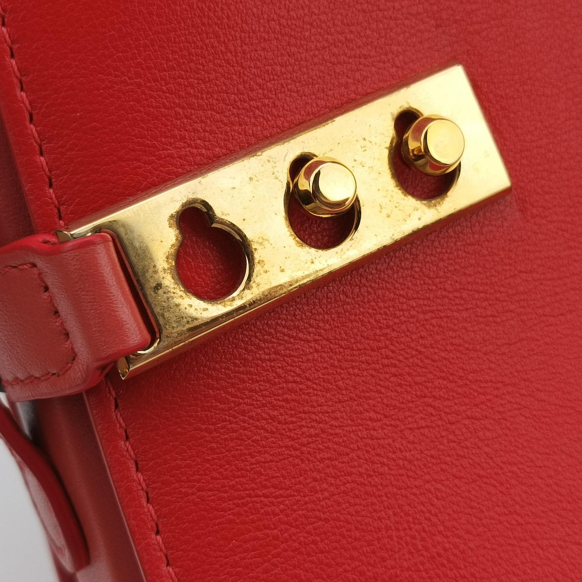 Vintage Delvaux Tempete Orange leather  shoulderbag | stylenewstar