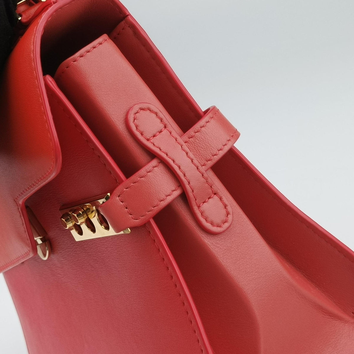 Vintage Delvaux Tempete Orange leather  shoulderbag | stylenewstar