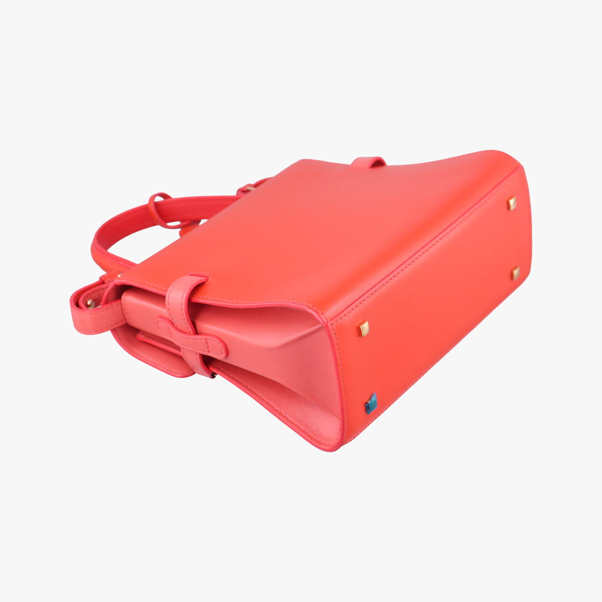 Vintage Delvaux Tempete Orange leather  shoulderbag | stylenewstar