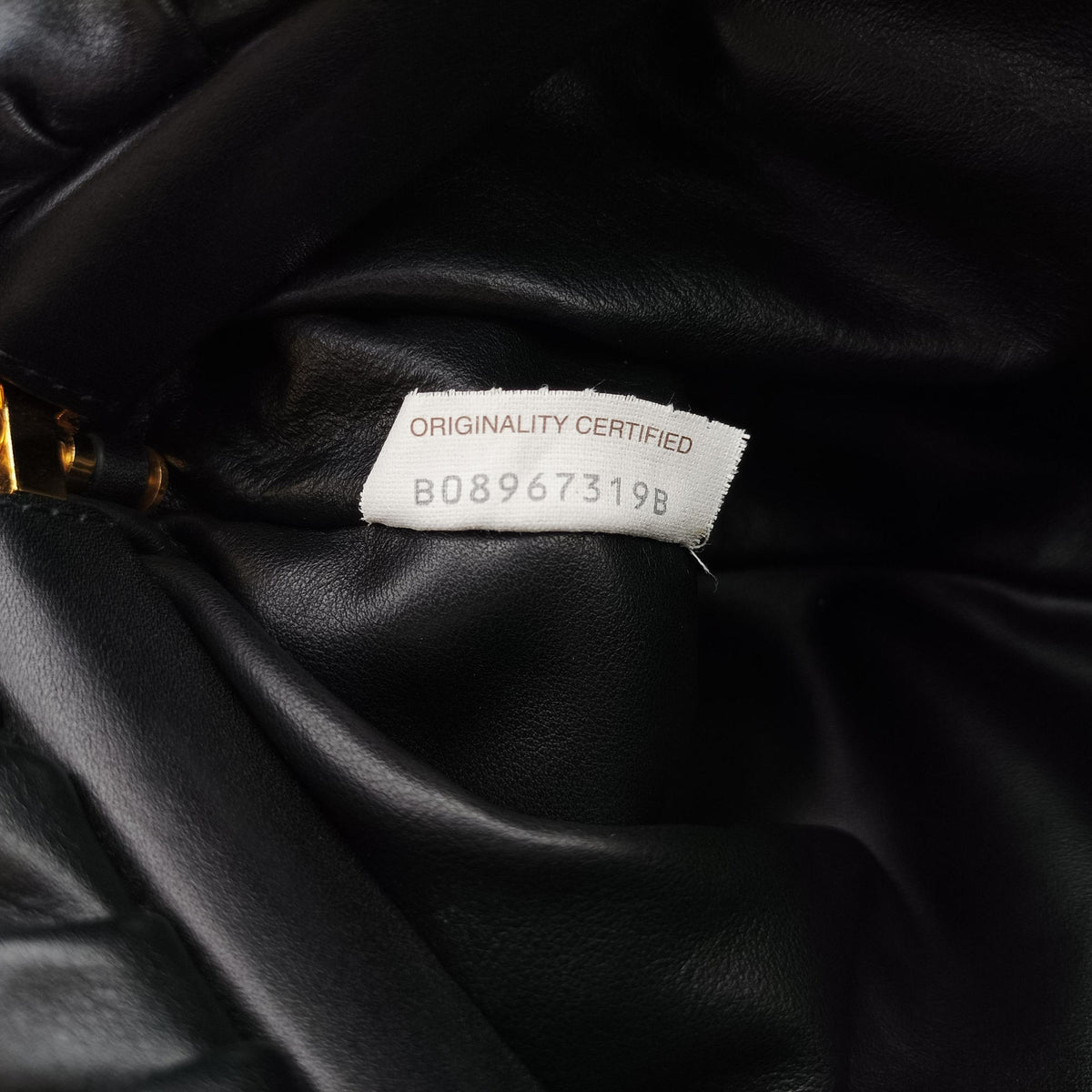 Secondhand Bottega Veneta THE Chain Pouch Black lambskin  shoulderbag | stylenewstar