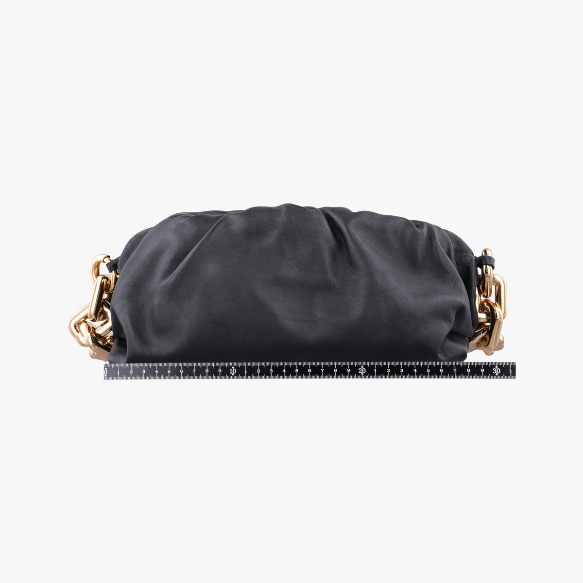 Secondhand Bottega Veneta THE Chain Pouch Black lambskin  shoulderbag | stylenewstar