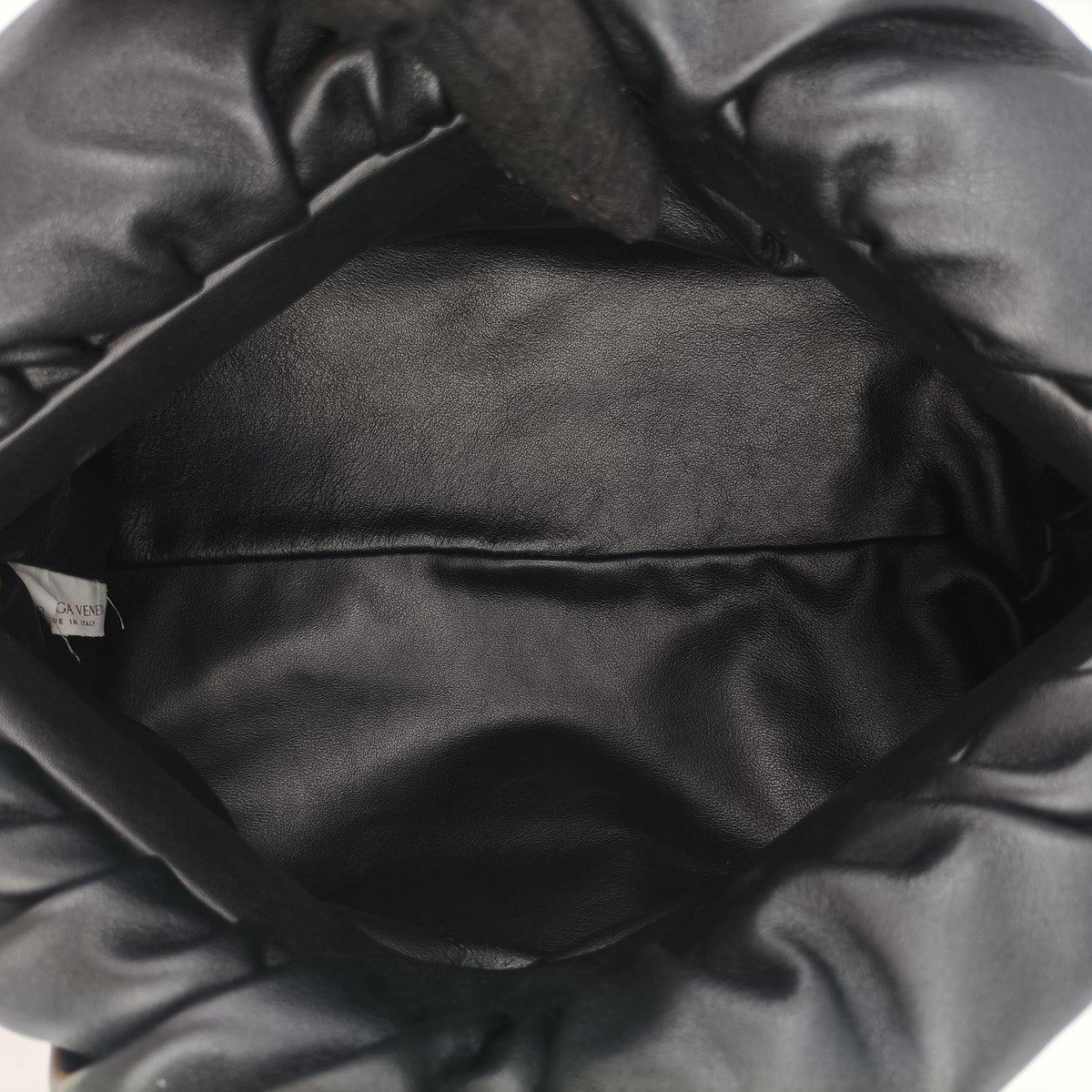 Secondhand Bottega Veneta THE Chain Pouch Black lambskin  shoulderbag | stylenewstar