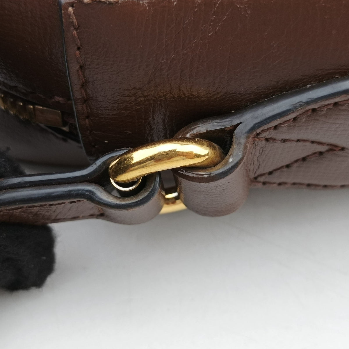 Vintage Gucci Horsebit 1955 beige×brown PVC coated canvas ×Leather 645454 shoulderbag | stylenewstar
