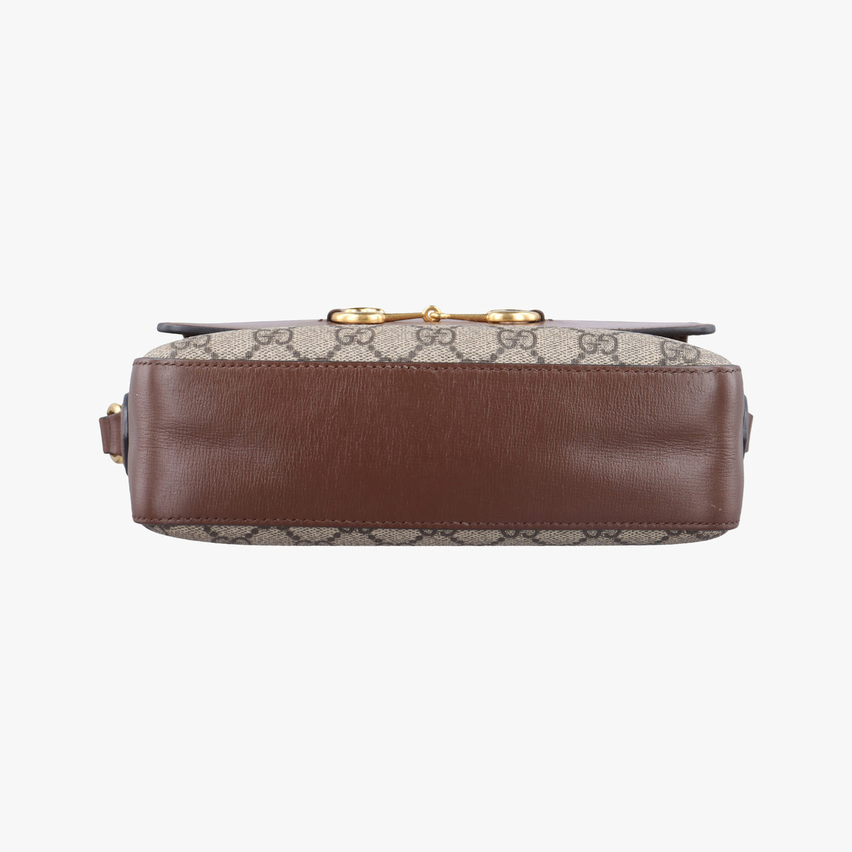 Vintage Gucci Horsebit 1955 beige×brown PVC coated canvas ×Leather 645454 shoulderbag | stylenewstar