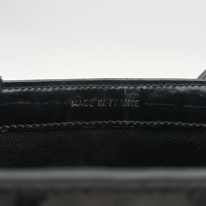 Pre-owned Chanel Tote Black Enamel  handbag | stylenewstar
