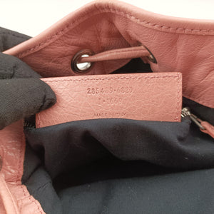 Pre-owned Balenciaga Pompon Pink Lambskin  shoulderbag | stylenewstar