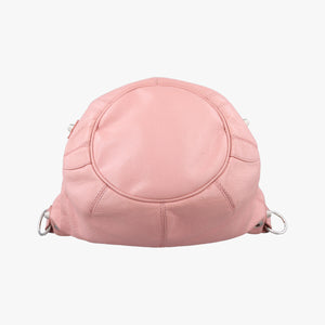Pre-owned Balenciaga Pompon Pink Lambskin  shoulderbag | stylenewstar