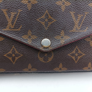 Pre-owned Louis Vuitton Pochette Felicie Brown Monogram canvas M61276 shoulderbag | stylenewstar