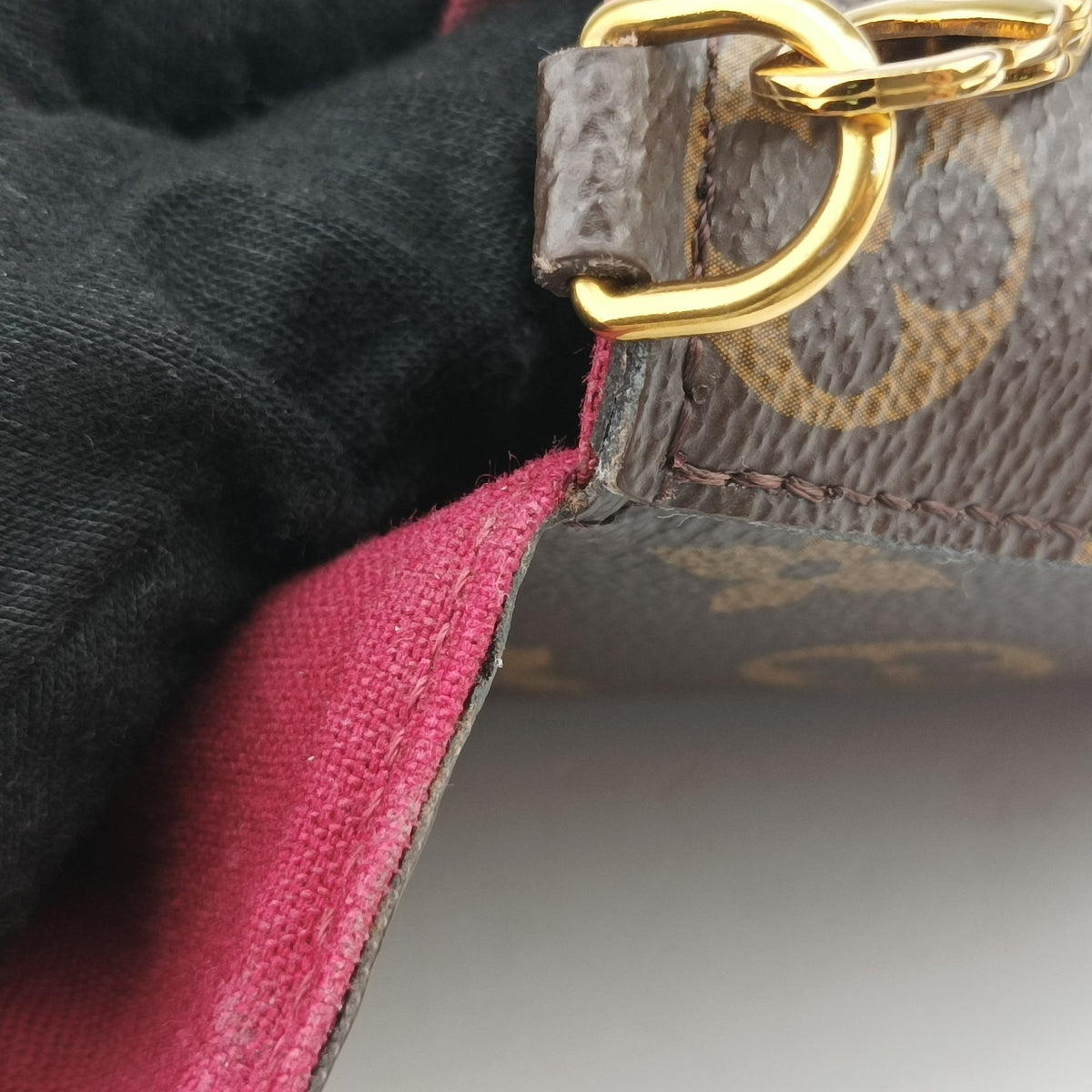 Pre-owned Louis Vuitton Pochette Felicie Brown Monogram canvas M61276 shoulderbag | stylenewstar