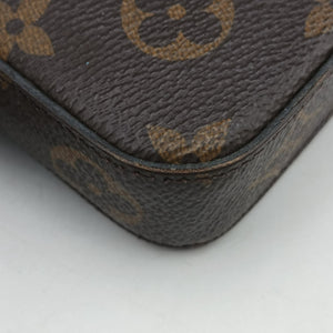 Pre-owned Louis Vuitton Pochette Felicie Brown Monogram canvas M61276 shoulderbag | stylenewstar
