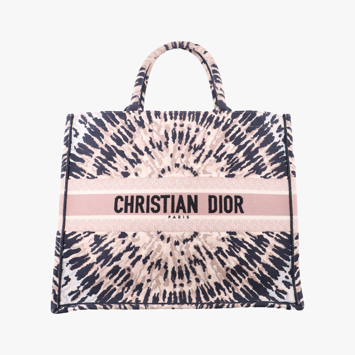 Vintage Christian Dior Book Tote Multicolor Jacquard  handbag | stylenewstar