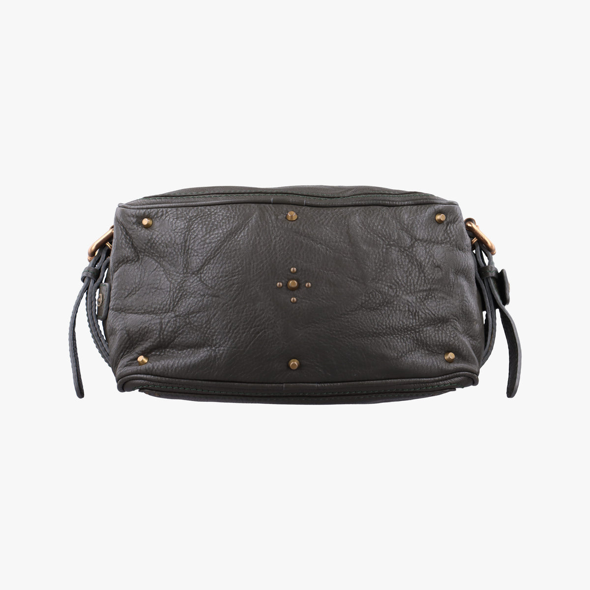 Pre-owned Chloe Paddington Dark Green Leather  shoulderbag | stylenewstar