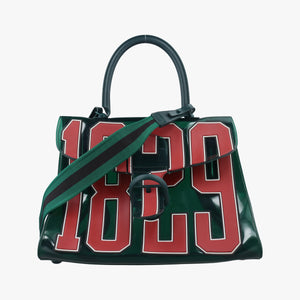 Pre-owned Delvaux The Hero Brillant Green PVC (Vinyl Chloride) × Rubber  shoulderbag | stylenewstar
