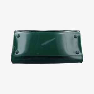 Pre-owned Delvaux The Hero Brillant Green PVC (Vinyl Chloride) × Rubber  shoulderbag | stylenewstar
