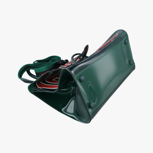 Pre-owned Delvaux The Hero Brillant Green PVC (Vinyl Chloride) × Rubber  shoulderbag | stylenewstar
