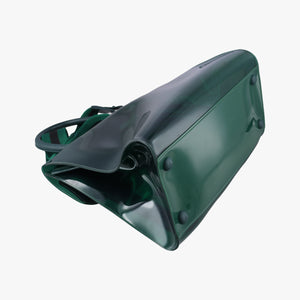 Pre-owned Delvaux The Hero Brillant Green PVC (Vinyl Chloride) × Rubber  shoulderbag | stylenewstar