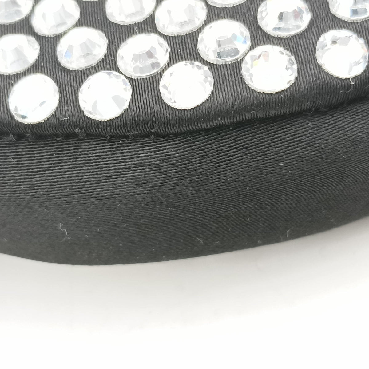 Secondhand Prada crystal-embellished round Black Rhinestone 1NR003 shoulderbag | stylenewstar