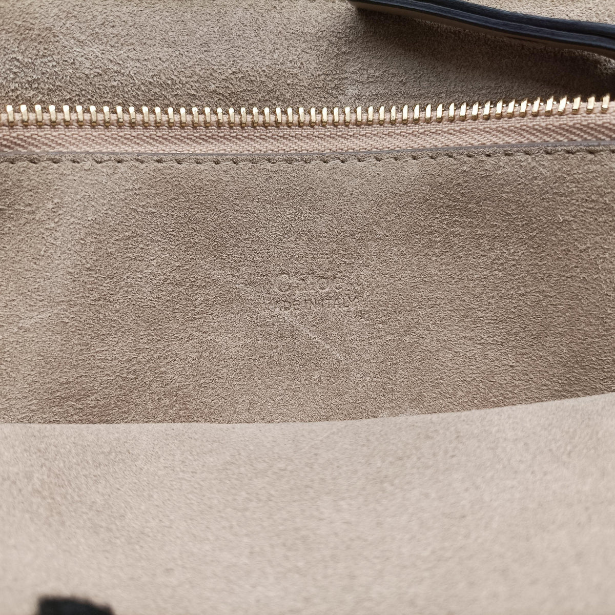 Pre-owned Chloe FAYE Grey Suede × leather  shoulderbag | stylenewstar