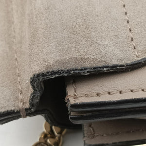 Pre-owned Chloe FAYE Grey Suede × leather  shoulderbag | stylenewstar