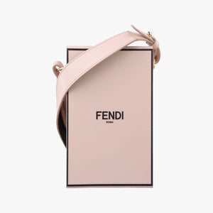 Pre-owned Fendi FENDI Box Packaging Pink Leather 8BT339 shoulderbag | stylenewstar