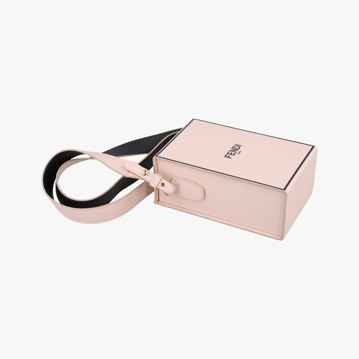 Pre-owned Fendi FENDI Box Packaging Pink Leather 8BT339 shoulderbag | stylenewstar