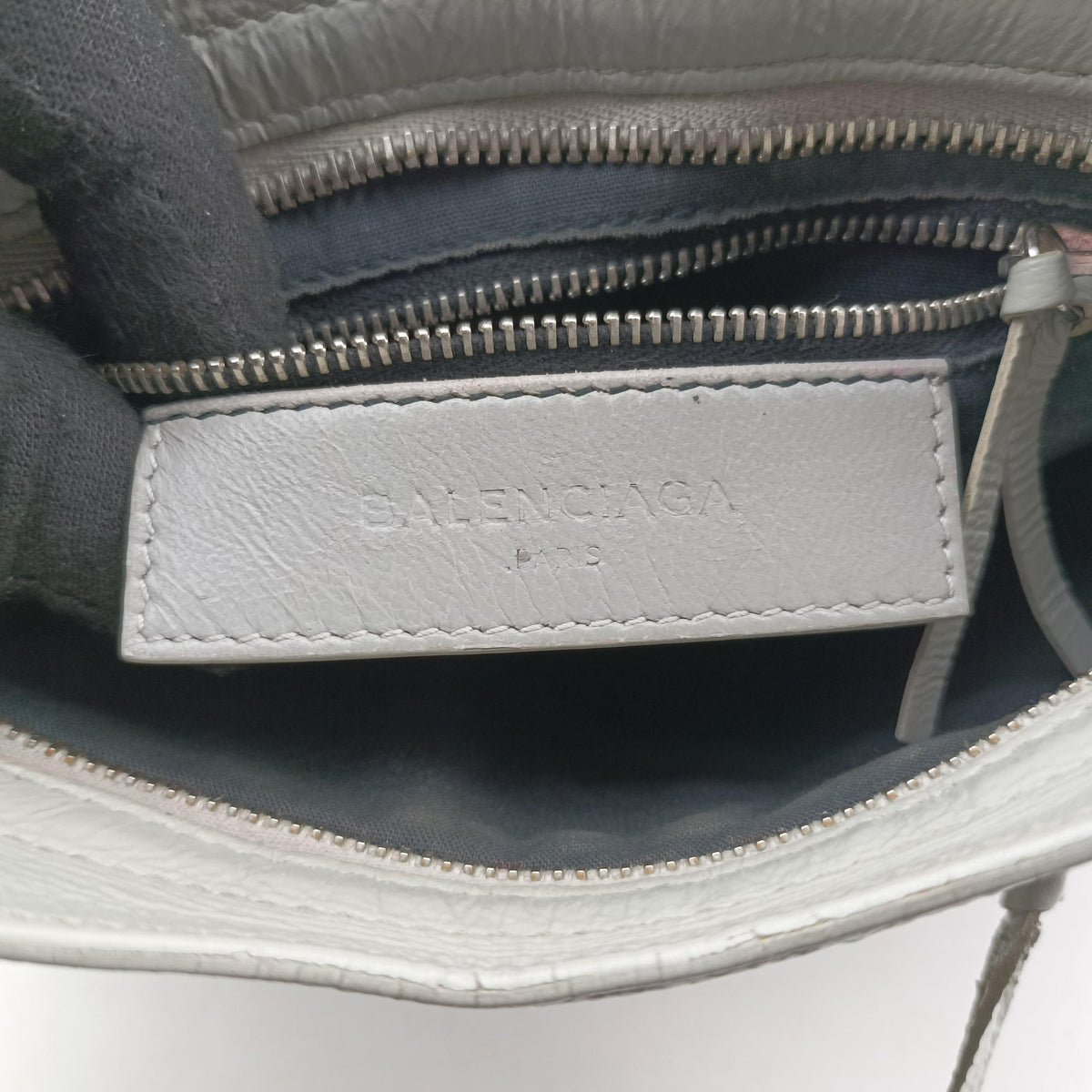 Vintage Balenciaga Classic City Mini Grey lambskin  shoulderbag | stylenewstar