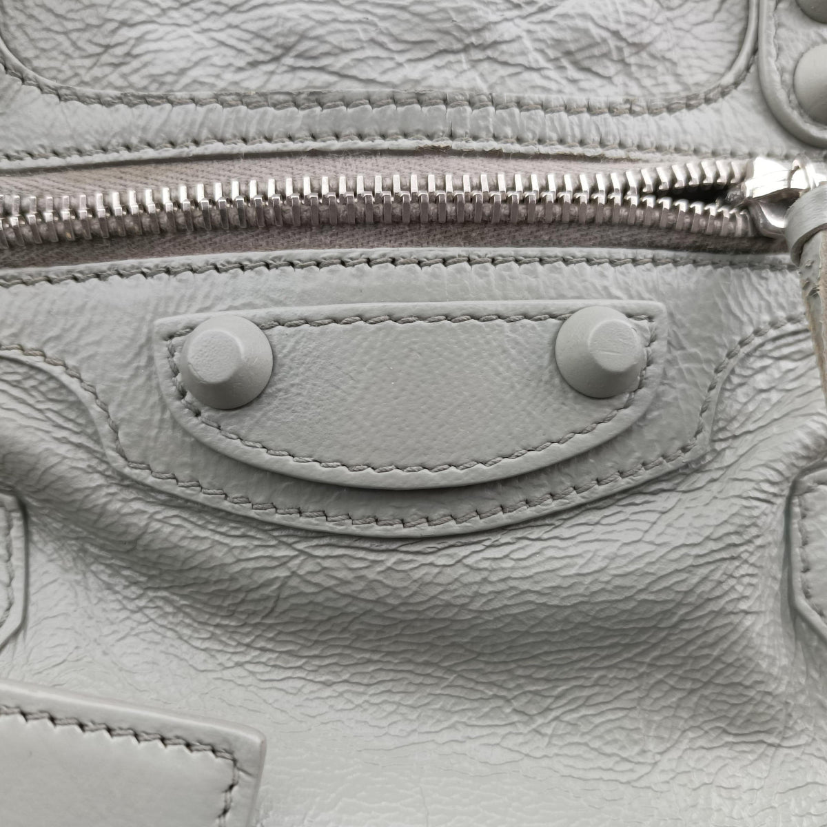 Vintage Balenciaga Classic City Mini Grey lambskin  shoulderbag | stylenewstar