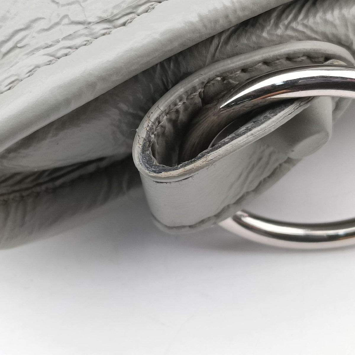 Vintage Balenciaga Classic City Mini Grey lambskin  shoulderbag | stylenewstar