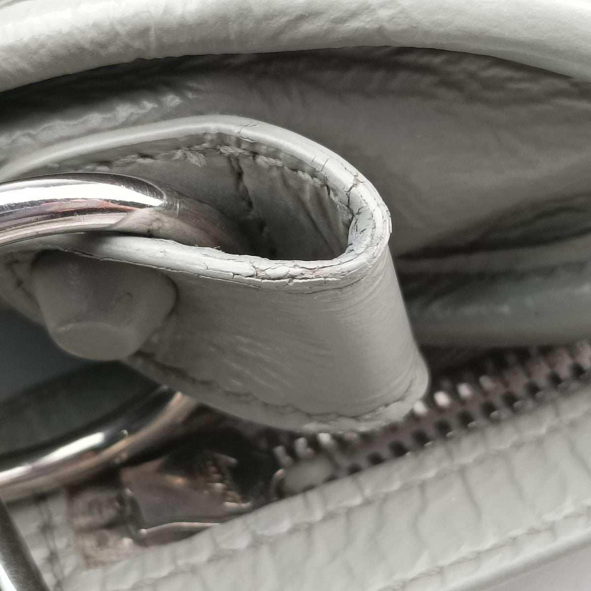 Vintage Balenciaga Classic City Mini Grey lambskin  shoulderbag | stylenewstar