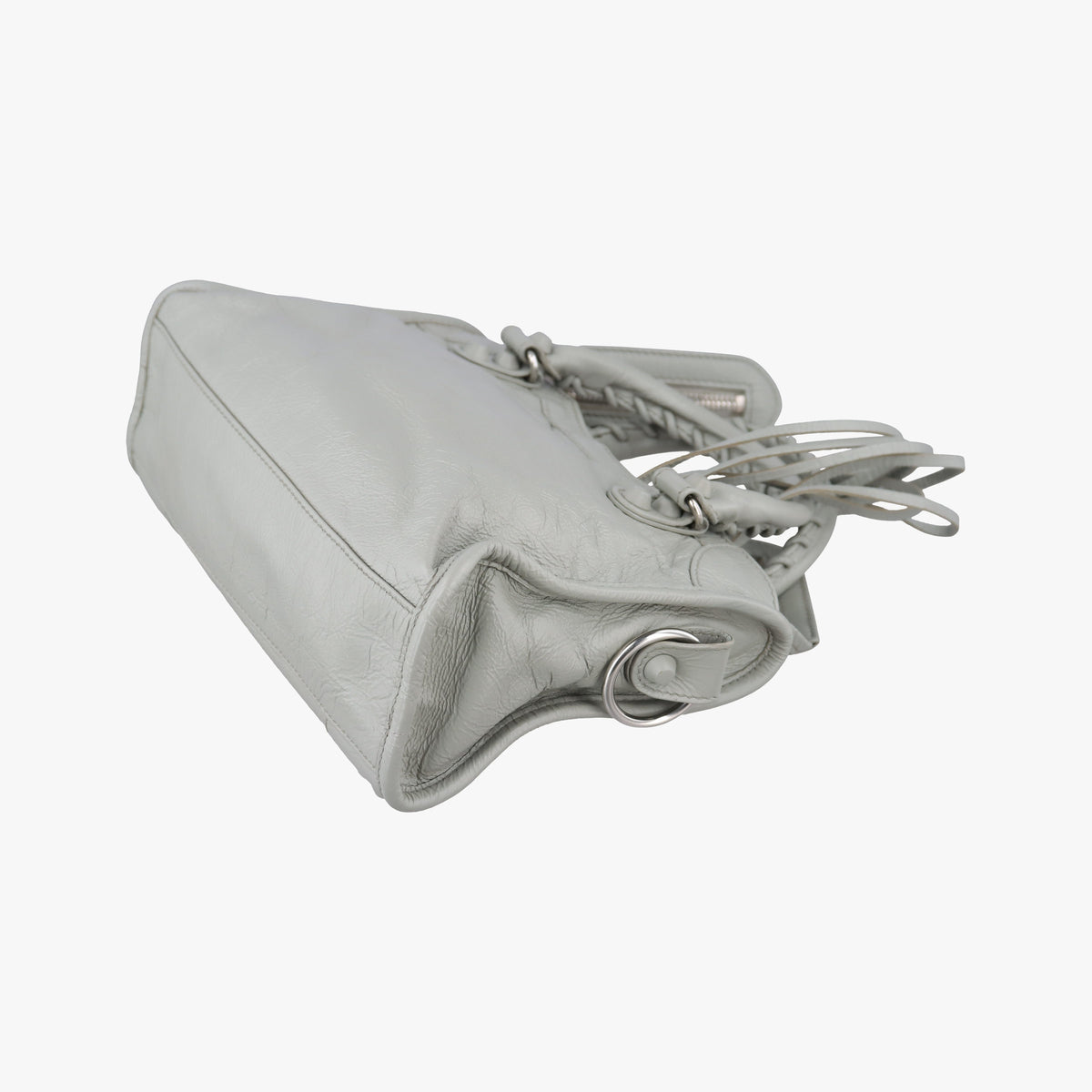 Vintage Balenciaga Classic City Mini Grey lambskin  shoulderbag | stylenewstar