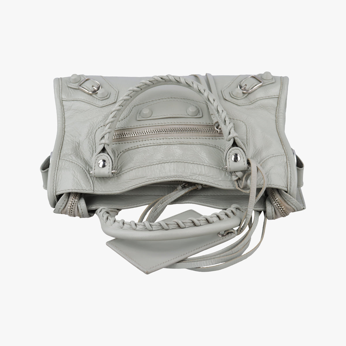 Vintage Balenciaga Classic City Mini Grey lambskin  shoulderbag | stylenewstar