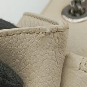 Vintage Yves Saint Laurent ENVELOPE White Leather 440115 shoulderbag | stylenewstar