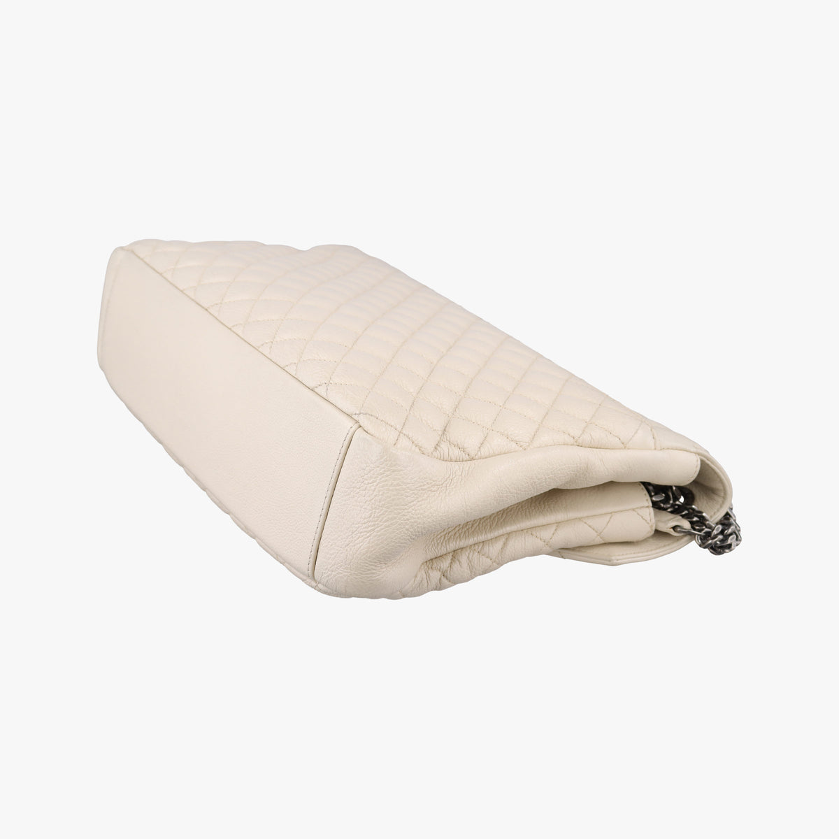 Vintage Yves Saint Laurent ENVELOPE White Leather 440115 shoulderbag | stylenewstar