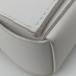 Pre-owned Bottega Veneta Candy Cassette White Lambskin  shoulderbag | stylenewstar