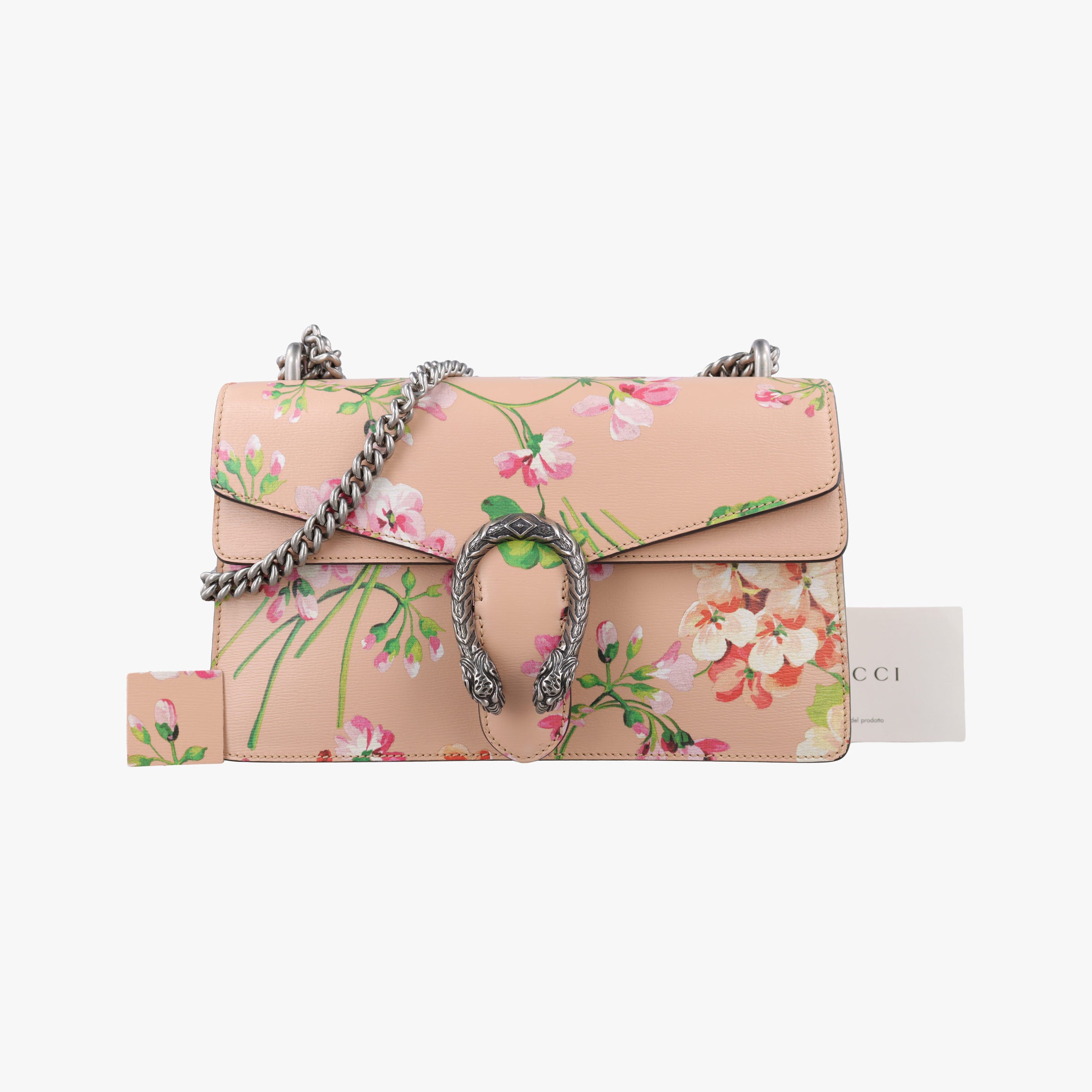 Secondhand Gucci Dionysus Pink×Multicolour Leather 400249 shoulderbag | stylenewstar