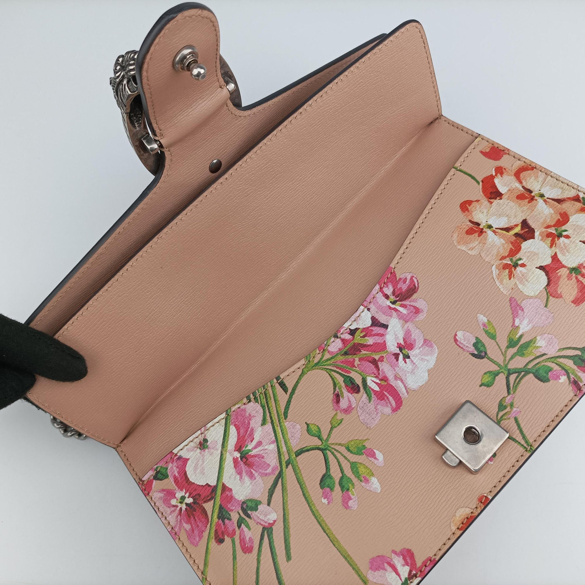 Secondhand Gucci Dionysus Pink×Multicolour Leather 400249 shoulderbag | stylenewstar