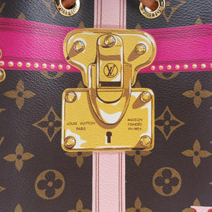 Pre-owned Louis Vuitton NeoNoe brown×Multicolor Monogram Canvas M40649 shoulderbag | stylenewstar
