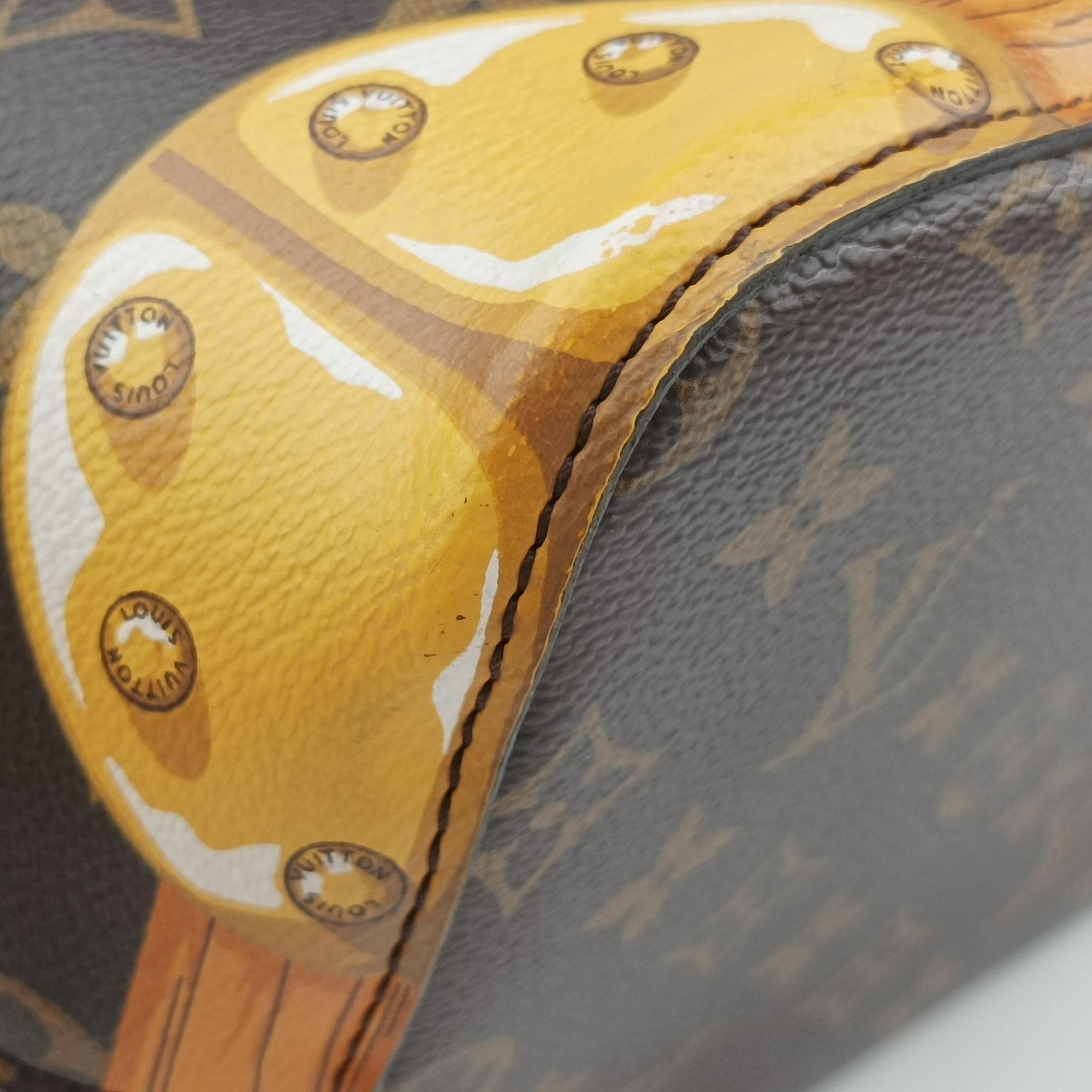 Pre-owned Louis Vuitton NeoNoe brown×Multicolor Monogram Canvas M40649 shoulderbag | stylenewstar