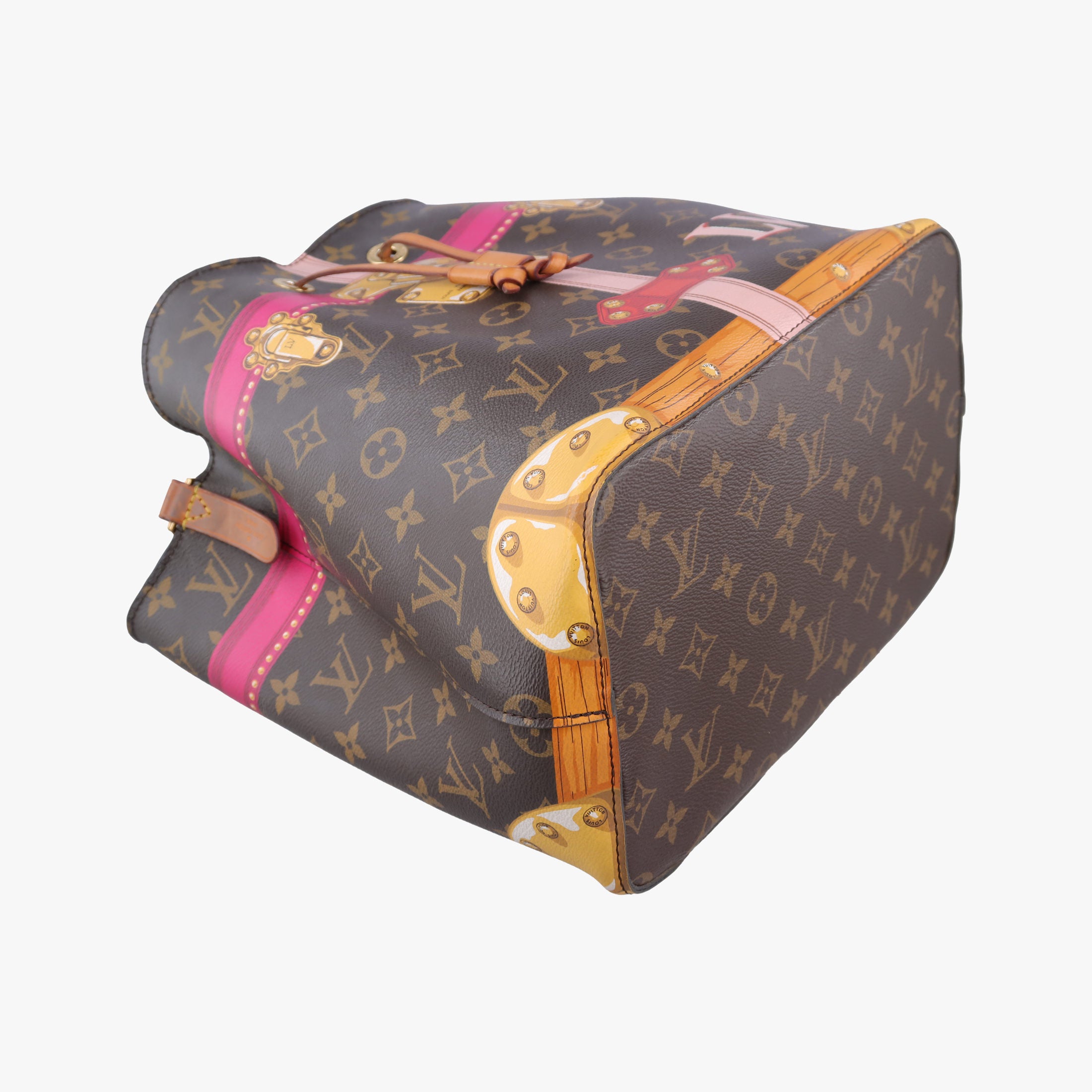 Pre-owned Louis Vuitton NeoNoe brown×Multicolor Monogram Canvas M40649 shoulderbag | stylenewstar