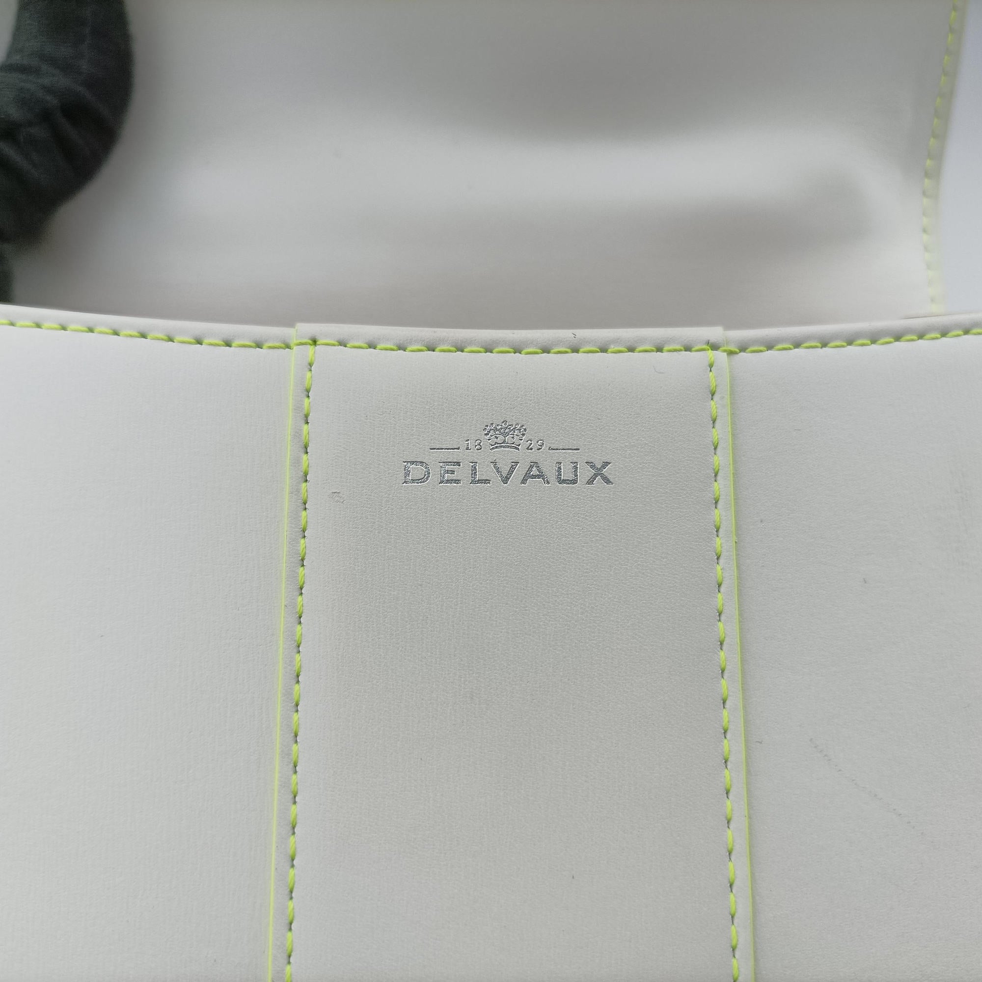 Pre-owned Delvaux Brillant mini White Leather  handbag | stylenewstar