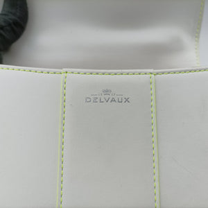 Pre-owned Delvaux Brillant mini White Leather  handbag | stylenewstar