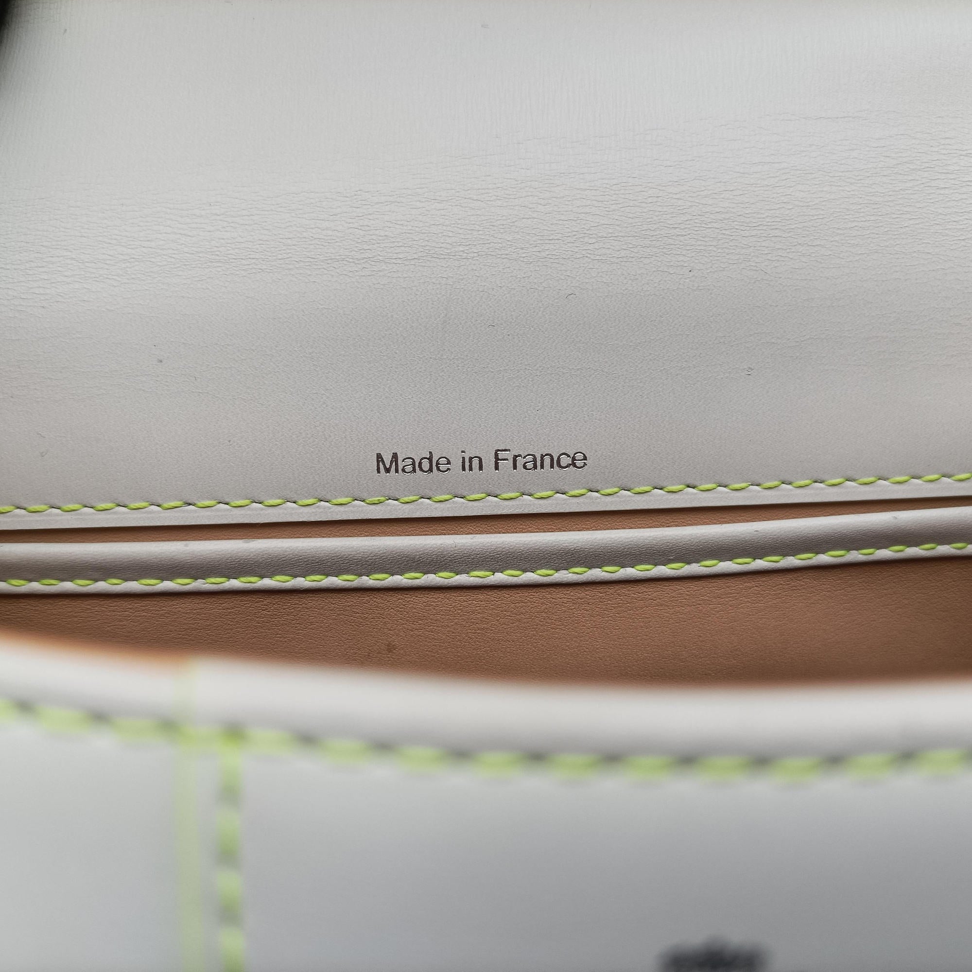 Pre-owned Delvaux Brillant mini White Leather  handbag | stylenewstar