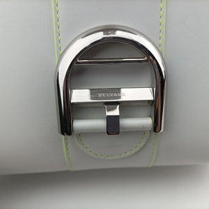 Pre-owned Delvaux Brillant mini White Leather  handbag | stylenewstar