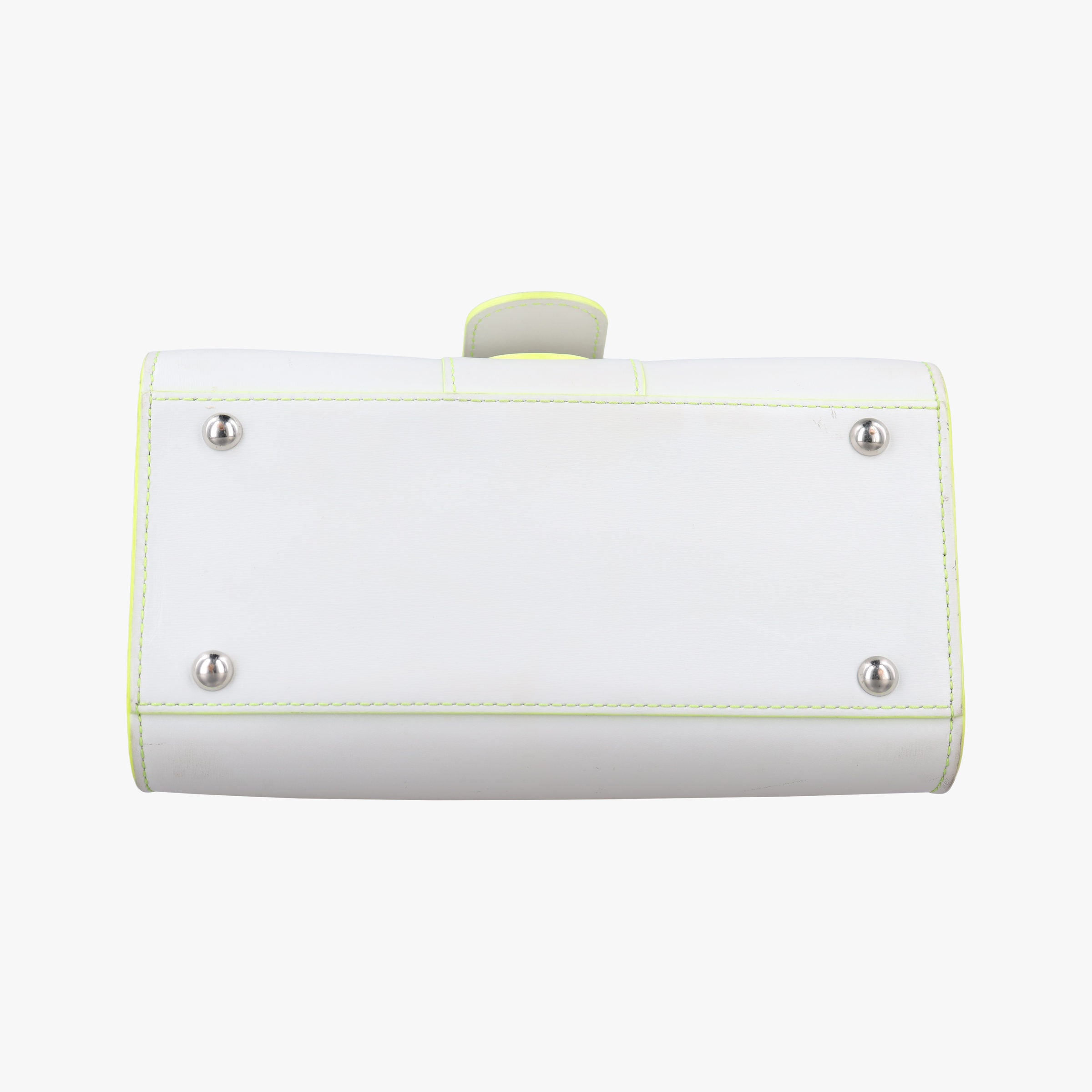 Pre-owned Delvaux Brillant mini White Leather  handbag | stylenewstar