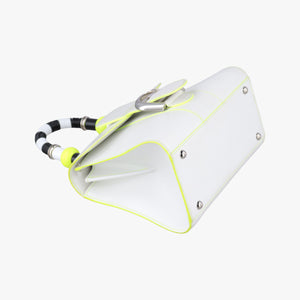 Pre-owned Delvaux Brillant mini White Leather  handbag | stylenewstar