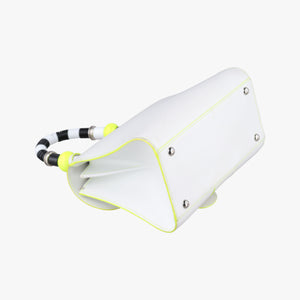 Pre-owned Delvaux Brillant mini White Leather  handbag | stylenewstar